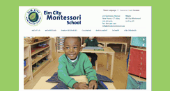 Desktop Screenshot of elmcitymontessori.org
